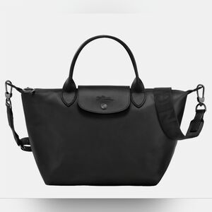 Longchamp Le Pliage Xtra S Handbag Black Leather